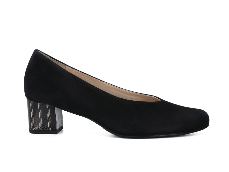 Woman HASSIA Heels | 4-30 4936 Black | Peter Sheppard Footwear