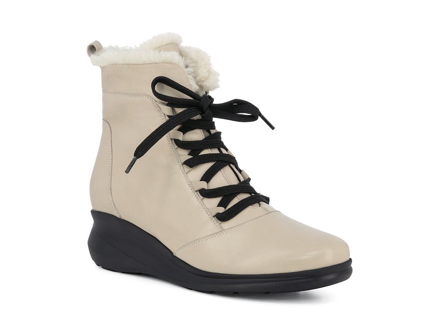 Woman PIESANTO Ankle Boots | Parnika Latte | Peter Sheppard Footwear