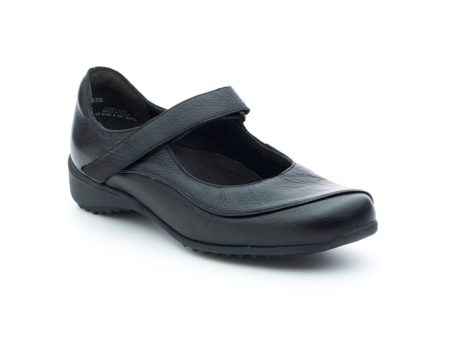 Woman MUNRO Mary Janes | Journey Black Lea | Peter Sheppard Footwear