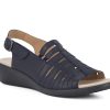 Woman HOTTER Sandals | Rosella Navy | Peter Sheppard Footwear