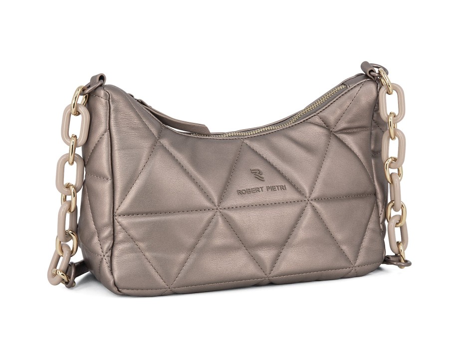 Woman ROBERT PIETRI HANDBAGS Handbags & Wallets | 7142-Hb Pewter | Peter Sheppard Footwear