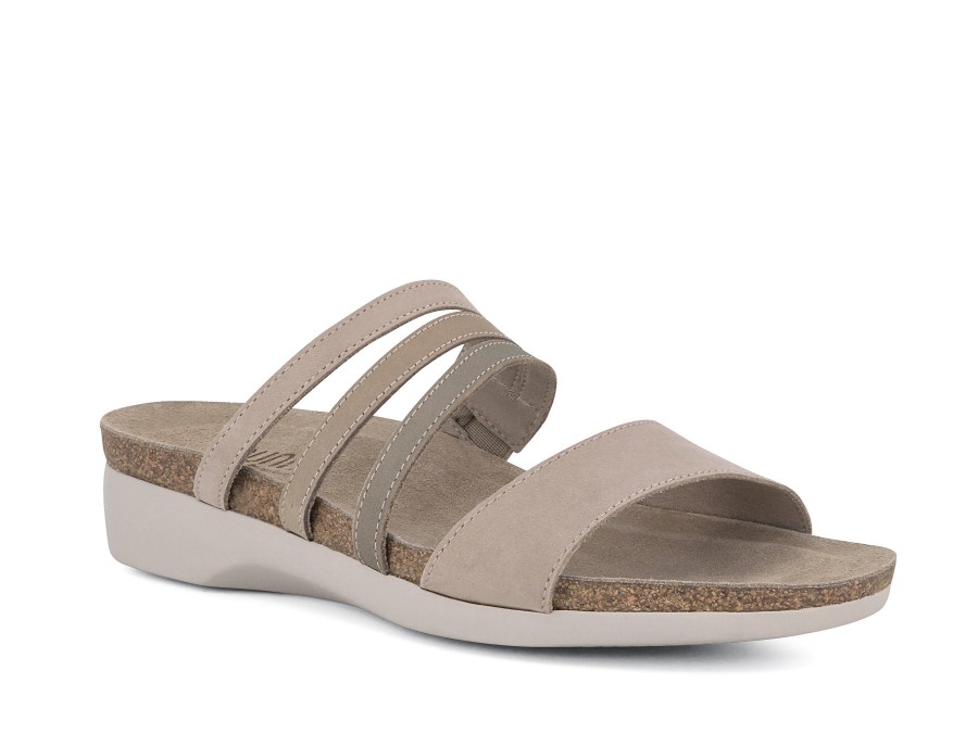 Woman MUNRO Slides | Camila M Taupe | Peter Sheppard Footwear