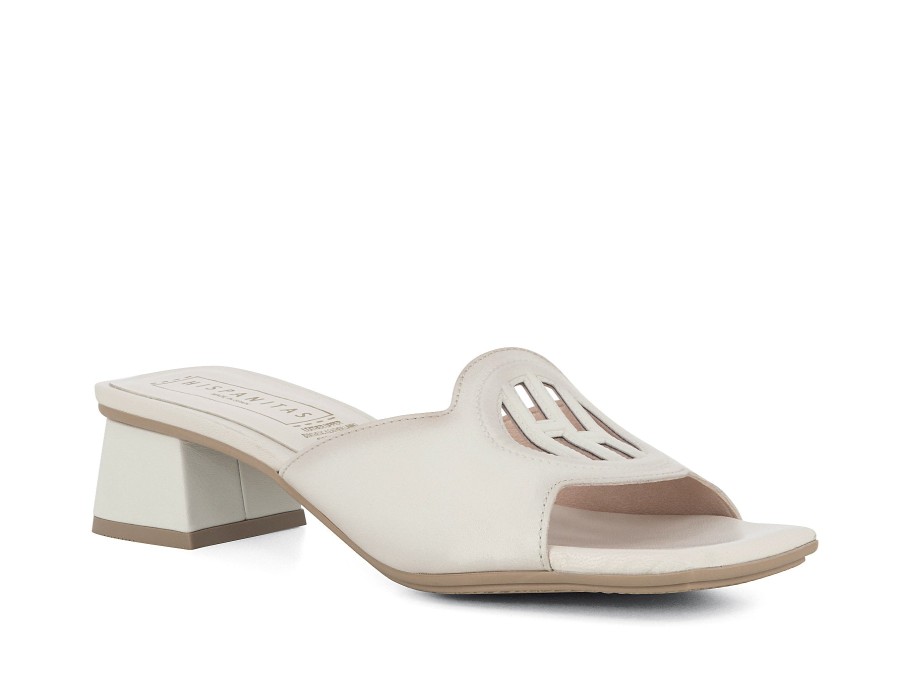 Woman HISPANITAS Slides | Harmonica Vanilla | Peter Sheppard Footwear