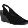 Woman ARCHE Wedges | Egaely Black | Peter Sheppard Footwear