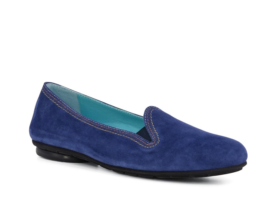 Woman THIERRY RABOTIN Ballerina Flats | Trondheim Cobalt Blue | Peter Sheppard Footwear