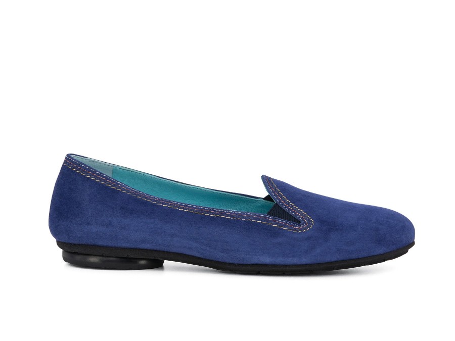 Woman THIERRY RABOTIN Ballerina Flats | Trondheim Cobalt Blue | Peter Sheppard Footwear