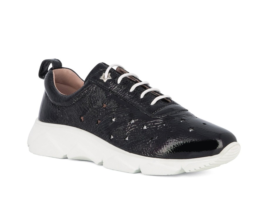 Woman CALPIERRE Sneakers | Counter Black | Peter Sheppard Footwear