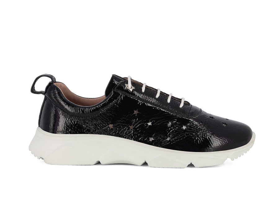 Woman CALPIERRE Sneakers | Counter Black | Peter Sheppard Footwear