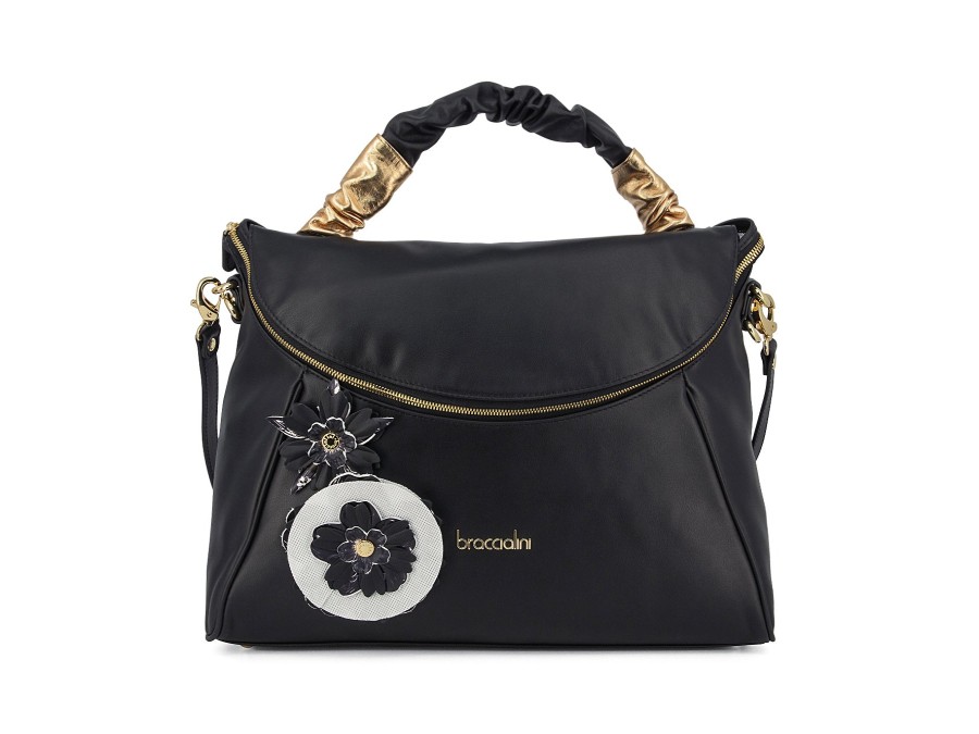 Woman BRACCIALINI HANDBAGS Handbags & Wallets | B 16963 Black | Peter Sheppard Footwear