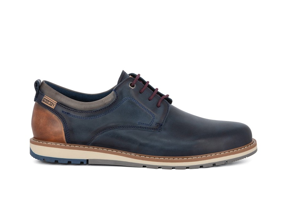 Man PIKOLINOS Lace-Ups | M8J-4183 Navy | Peter Sheppard Footwear