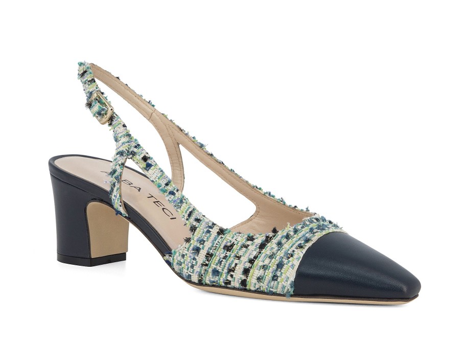 Woman ALBA TECI Heels | Alison Navy | Peter Sheppard Footwear