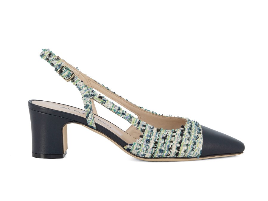 Woman ALBA TECI Heels | Alison Navy | Peter Sheppard Footwear