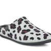 Woman TONI PONS Slippers | Maui Grey Leopard | Peter Sheppard Footwear