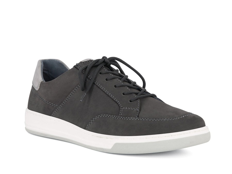 Man WALDLAUFER Lace-Ups | Waldron Dark Grey | Peter Sheppard Footwear