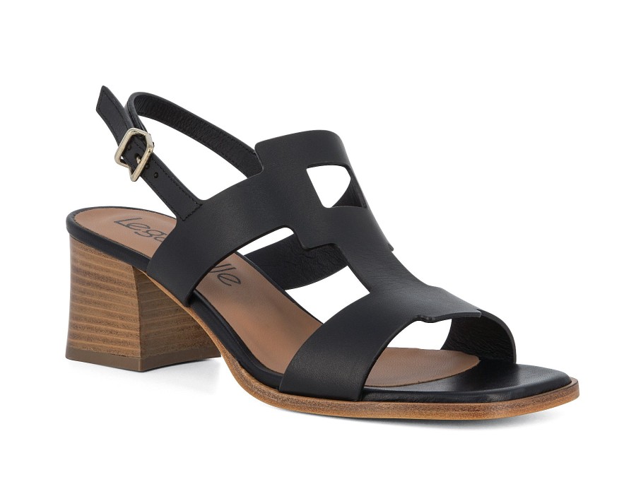 Woman LE GAZZELLE Sandals | Lorimer Black | Peter Sheppard Footwear