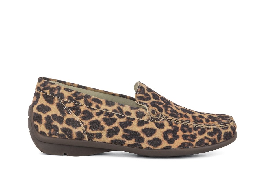 Woman WALDLAUFER Loafers | Word 2 Leopard Print | Peter Sheppard Footwear