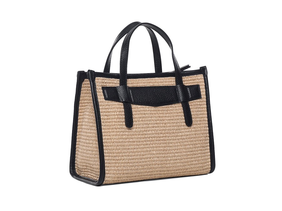 Woman INNUE HANDBAGS Handbags & Wallets | Hb T131 Cream~Black | Peter Sheppard Footwear