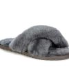 Woman EMU Slippers | Mayberry Charcoal | Peter Sheppard Footwear