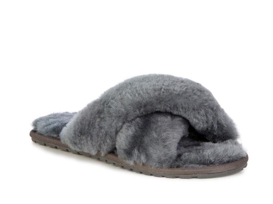 Woman EMU Slippers | Mayberry Charcoal | Peter Sheppard Footwear