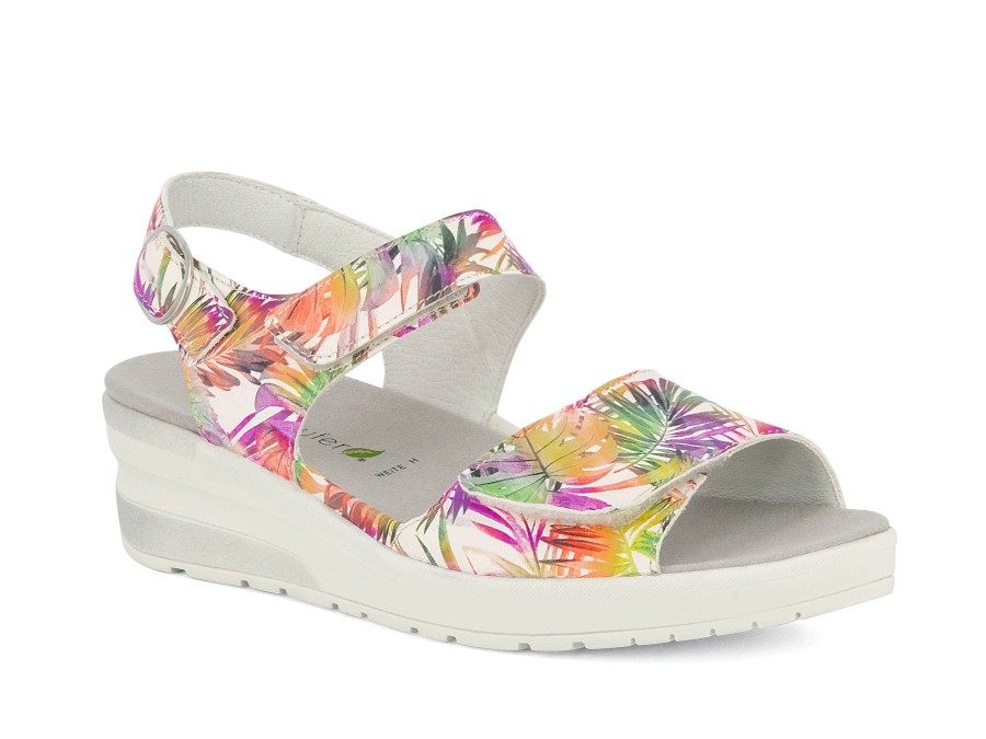 Woman WALDLAUFER Sandals | Westrella Fig Multi | Peter Sheppard Footwear