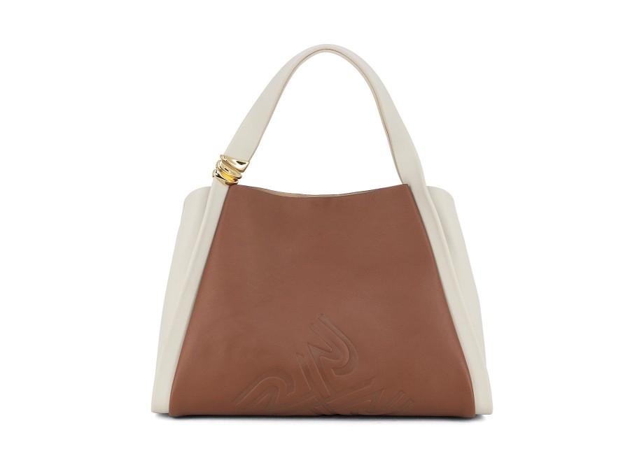 Woman ROBERT PIETRI Handbags & Wallets | 1266 Hb Tan~Beige | Peter Sheppard Footwear