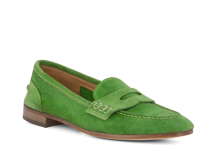 Woman CALPIERRE Loafers | Carrie 2 Green | Peter Sheppard Footwear