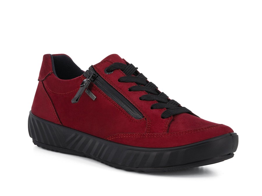 Woman ARA Lace-Ups | 13651 Red | Peter Sheppard Footwear