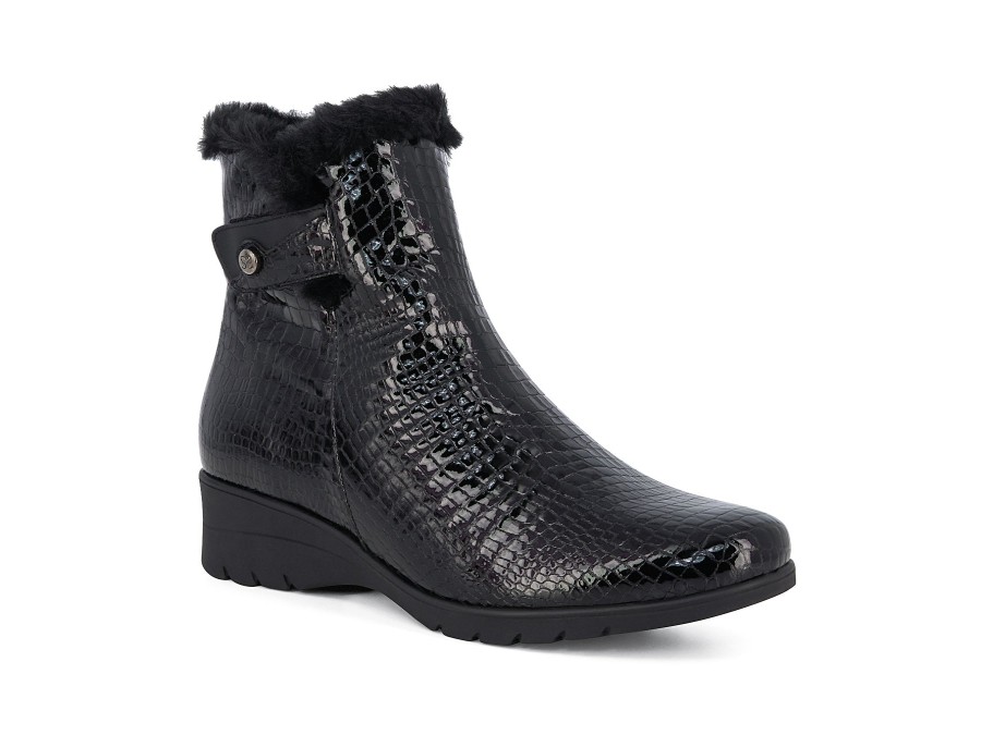 Woman PIESANTO Ankle Boots | Perisher Black P | Peter Sheppard Footwear