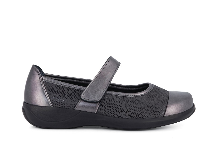 Woman CHRISTIAN DIETZ Mary Janes | Cozima Pewter | Peter Sheppard Footwear