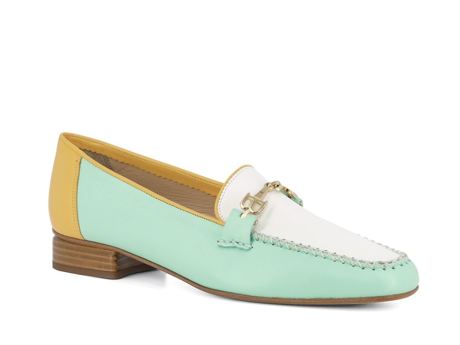 Woman BRUNATE Loafers | Bagnone Mint Multi | Peter Sheppard Footwear