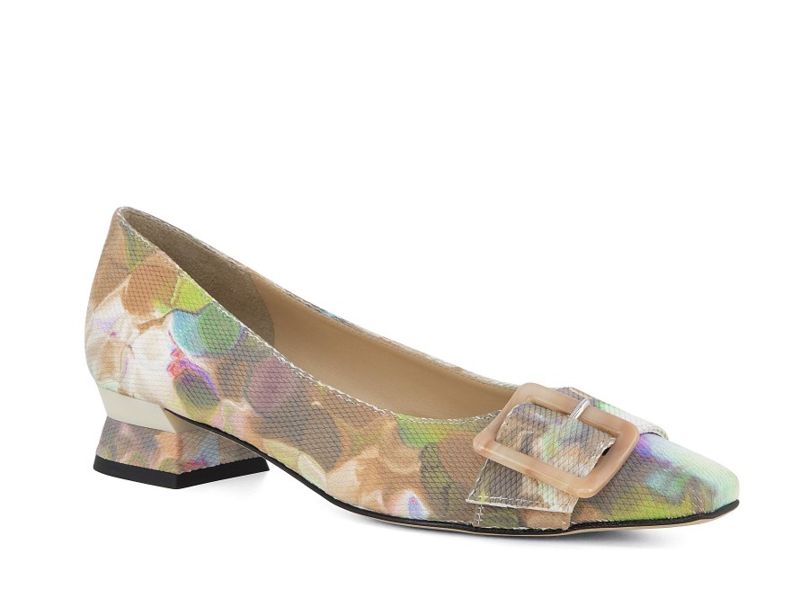 Woman BRUNATE Heels | Bibbona Taupe Multi | Peter Sheppard Footwear