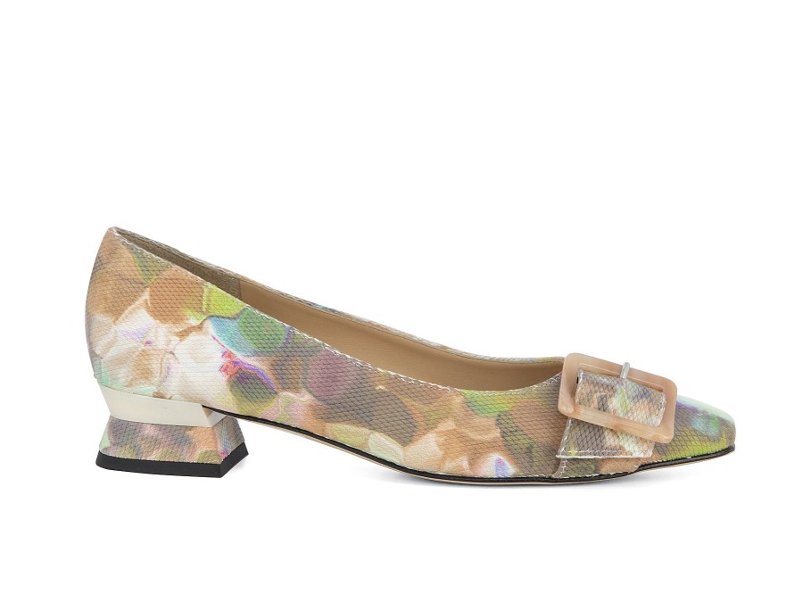 Woman BRUNATE Heels | Bibbona Taupe Multi | Peter Sheppard Footwear