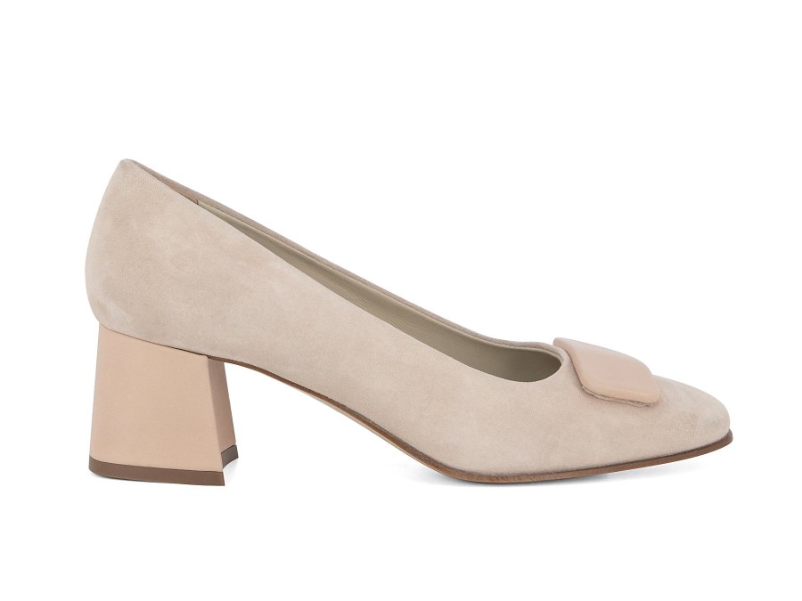 Woman AMALFI Heels | Saggina Nude | Peter Sheppard Footwear