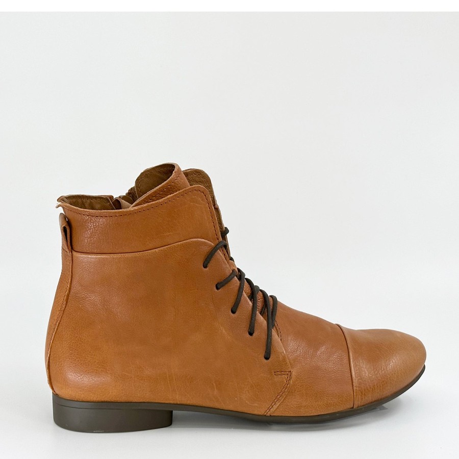 Woman THINK OUTLET Ankle Boots | 3-000413 Cognac | Peter Sheppard Footwear