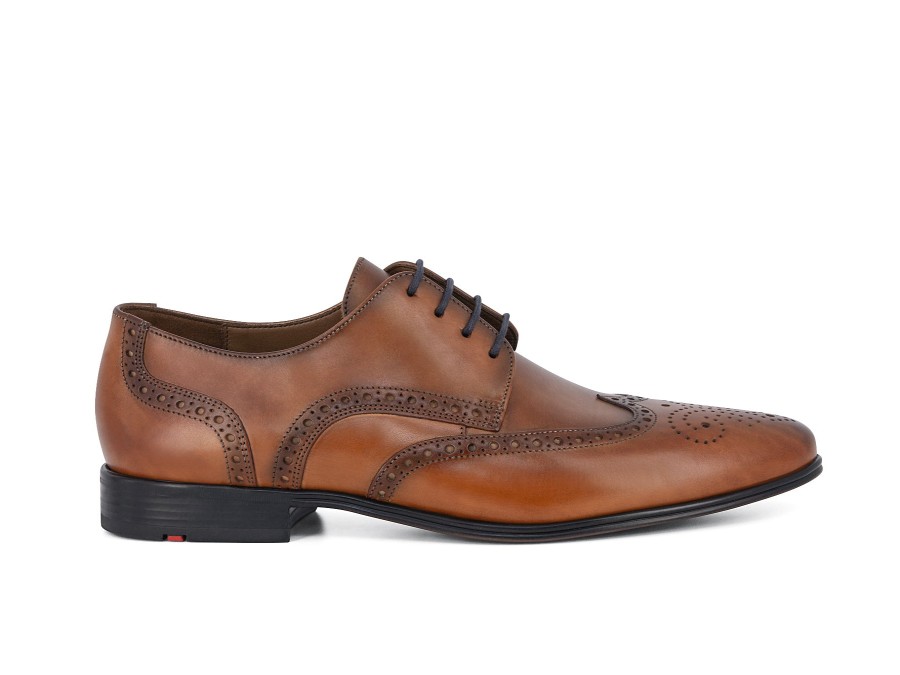 Man LLOYD Lace-Ups | Morton Brandy | Peter Sheppard Footwear