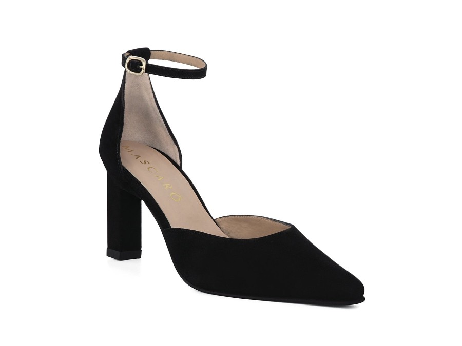 Woman MASCARO Heels | Melana Black | Peter Sheppard Footwear