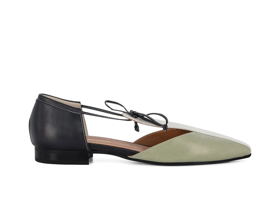 Woman PORTA ROSSA Slip-Ons | Marzipan Mint~White | Peter Sheppard Footwear