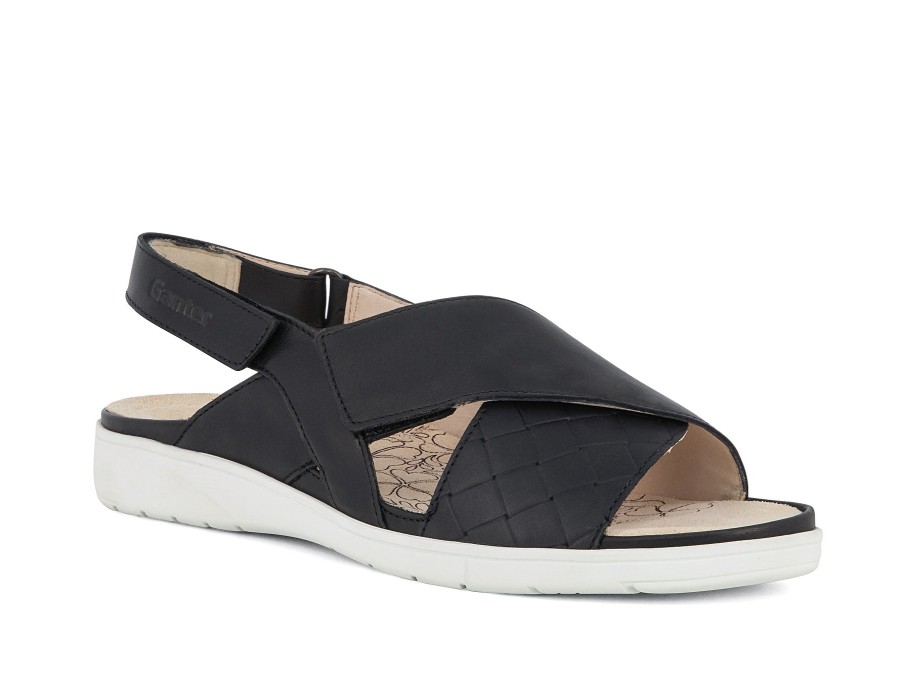 Woman GANTER Sandals | Greyson Black | Peter Sheppard Footwear