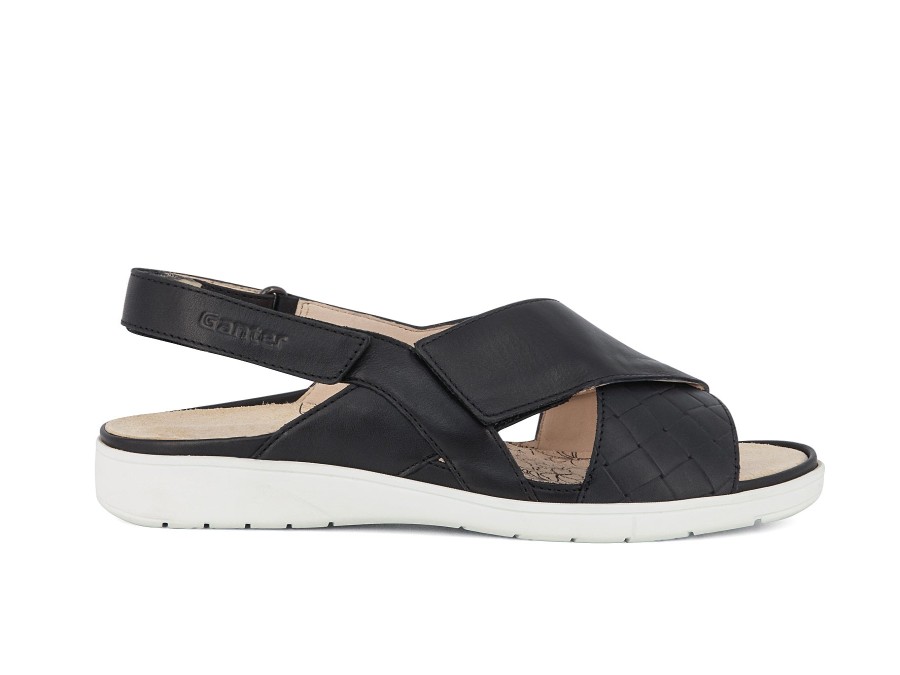 Woman GANTER Sandals | Greyson Black | Peter Sheppard Footwear