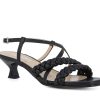 Woman EVA LUNA Heels | Esme Black | Peter Sheppard Footwear