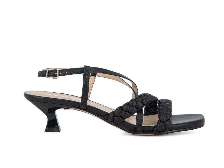 Woman EVA LUNA Heels | Esme Black | Peter Sheppard Footwear