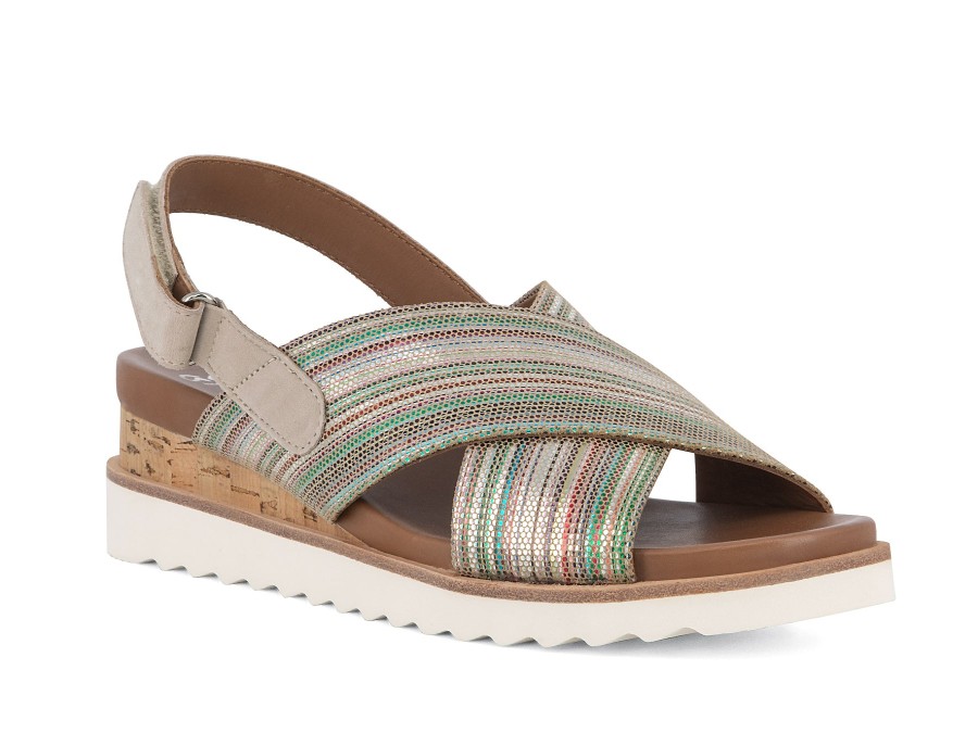 Woman ARA Sandals | 28206 Sand Multi | Peter Sheppard Footwear