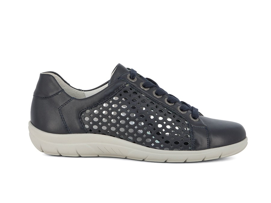 Woman SEMLER Lace-Ups | Saadie Navy | Peter Sheppard Footwear