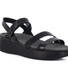 Woman MUNRO Sandals | Juniper All Black | Peter Sheppard Footwear