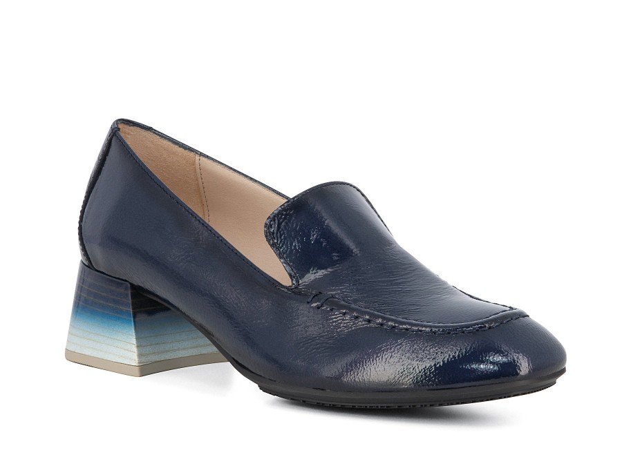 Woman HISPANITAS Slip-Ons | Hokido Navy | Peter Sheppard Footwear