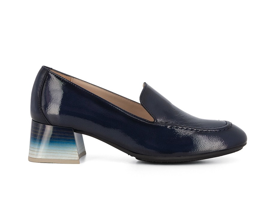 Woman HISPANITAS Slip-Ons | Hokido Navy | Peter Sheppard Footwear