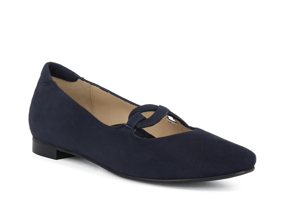 Woman PIESANTO Ballerina Flats | Payslee Navy | Peter Sheppard Footwear