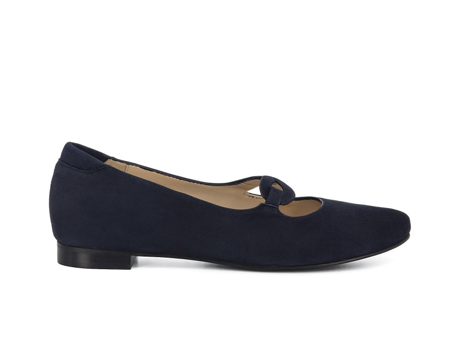 Woman PIESANTO Ballerina Flats | Payslee Navy | Peter Sheppard Footwear