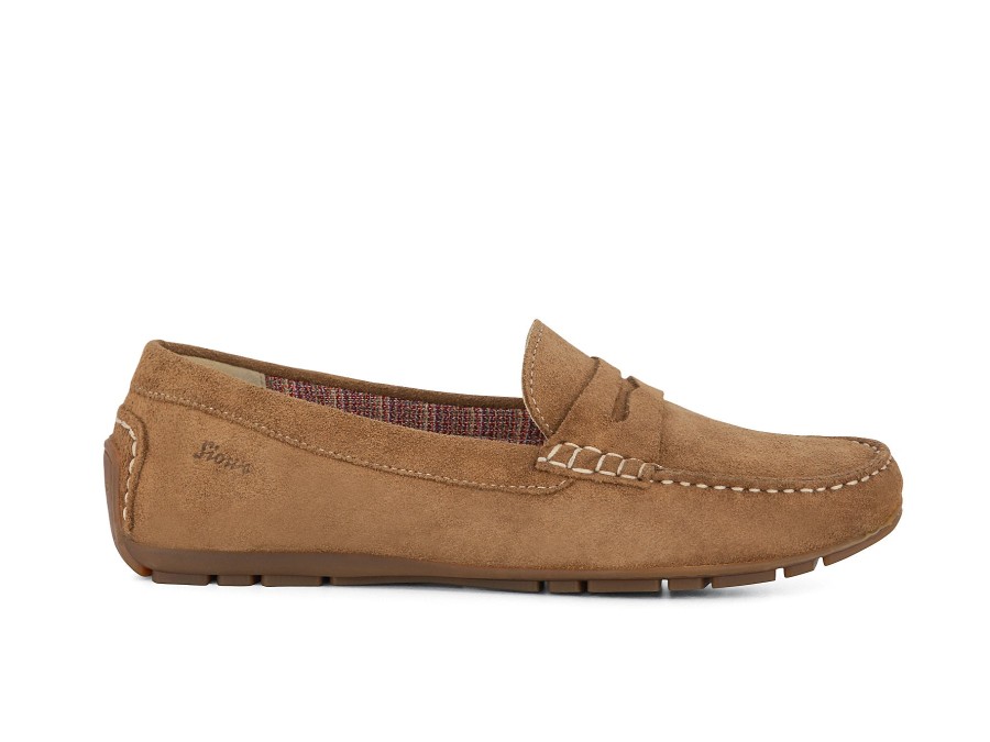 Woman SIOUX Loafers | Carson Nougat | Peter Sheppard Footwear