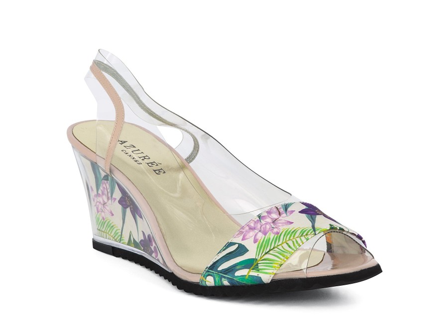 Woman AZUREE Heels | Novera Flower | Peter Sheppard Footwear